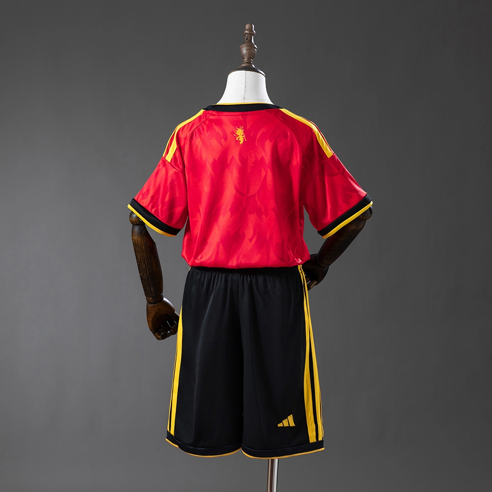 Belgium 2026 Home Kids Kit Jersey Foto 2