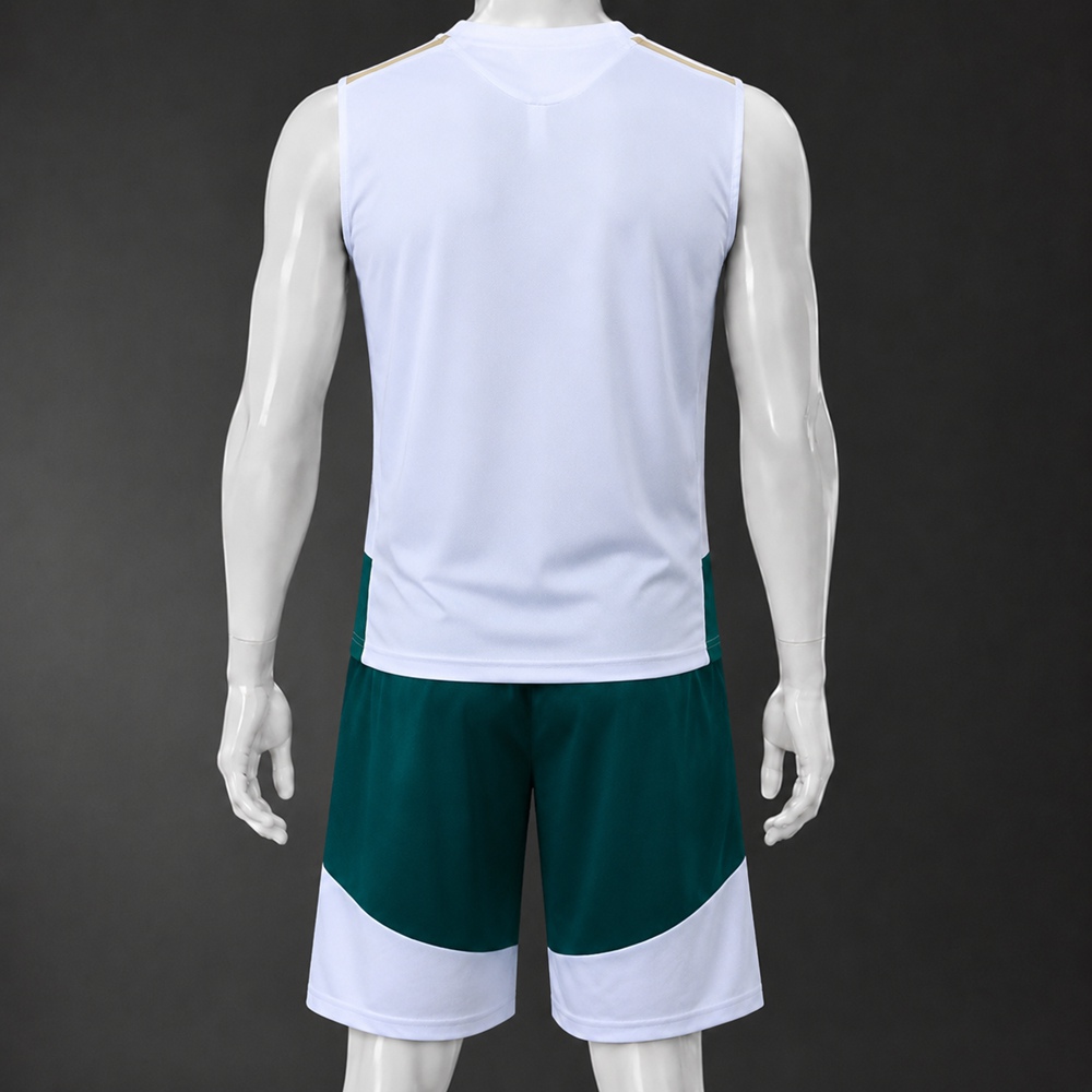 Italy 26/27 White Green Training Vest kit Foto 2