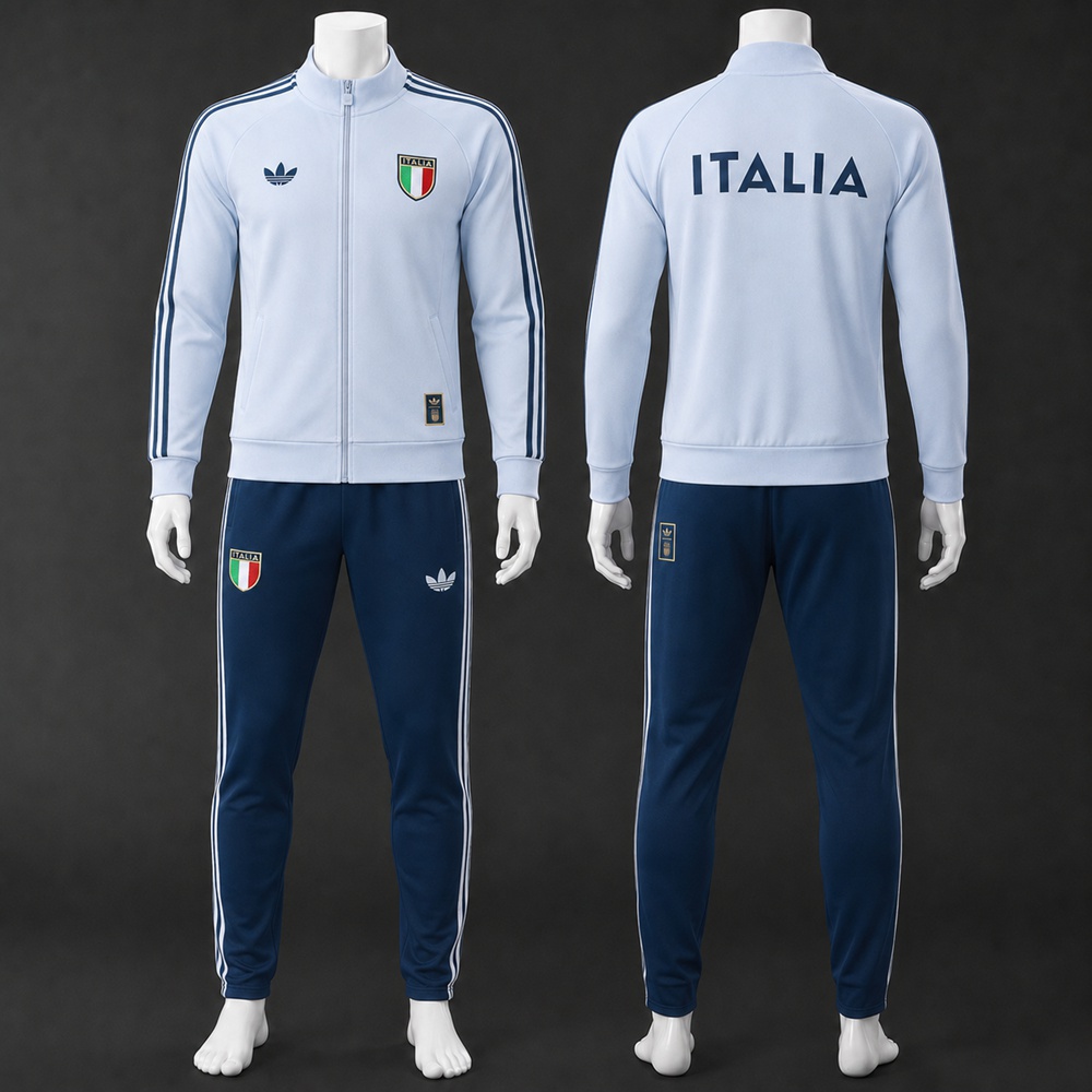 Italy 26/27 Light Blue Jacket Kit