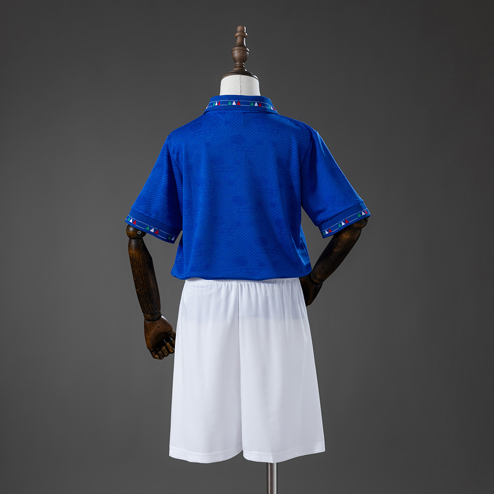 Italy 1994 Home Retro Kids Kit Jersey Foto 2