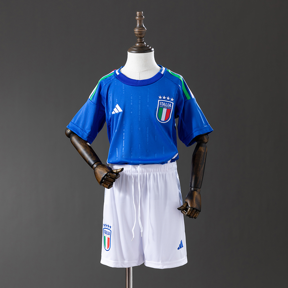 Italy 2025 Home Full kids kit Jersey