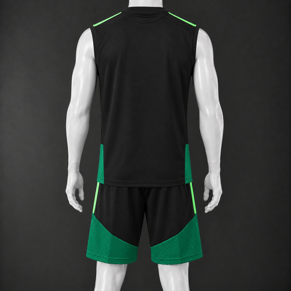 Mexico 26/27 Black Green Training Vest Set Foto 2