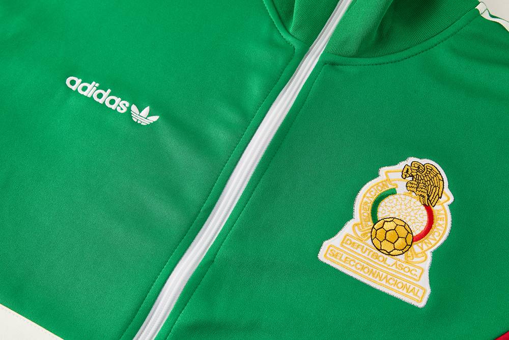 Mexico 26/27 Green Red White Jacket Kit Foto 2