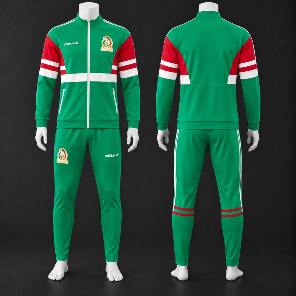 Mexico 26/27 Green Red White Jacket Kit