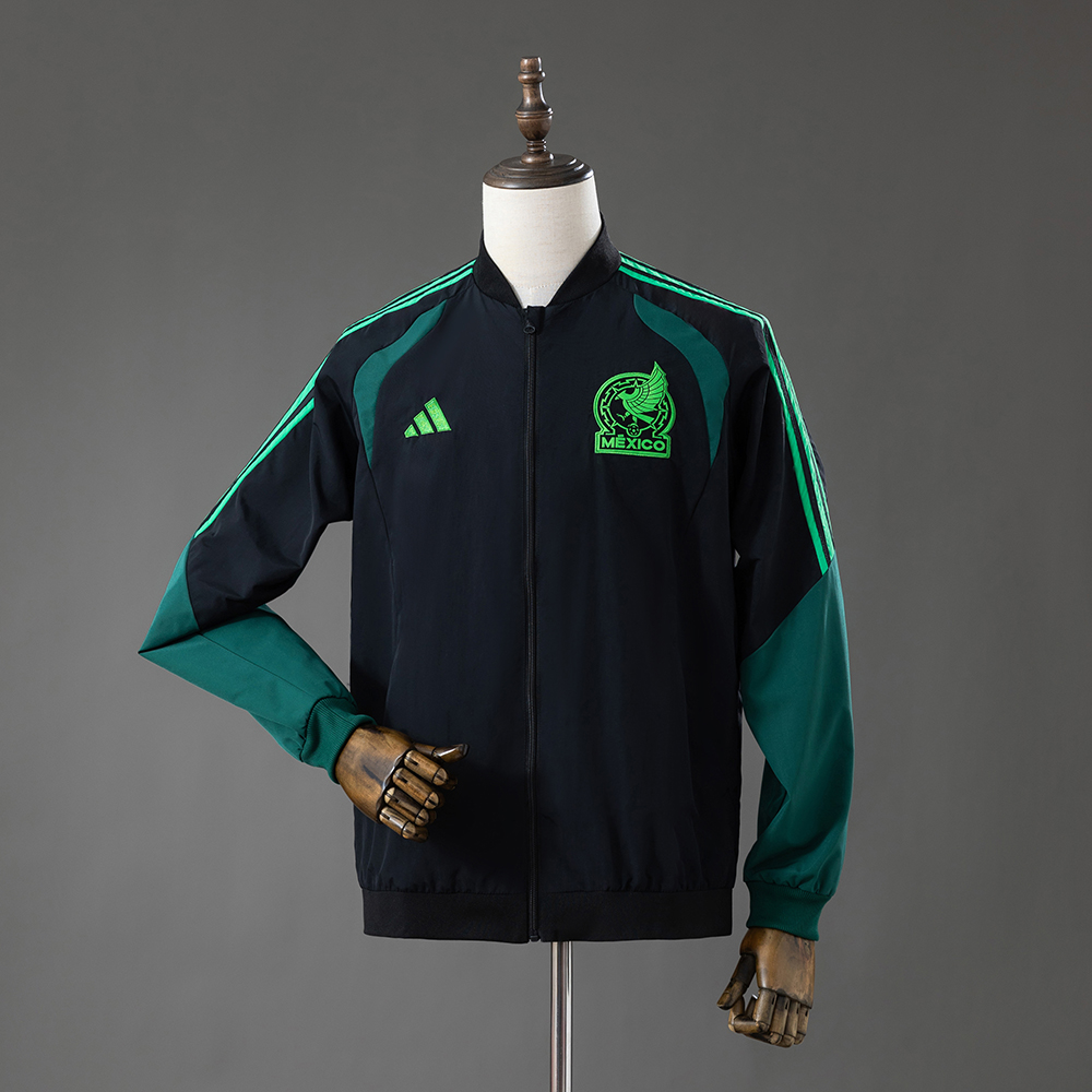Mexico 2026 All Weather Jacket Windbreaker - Black