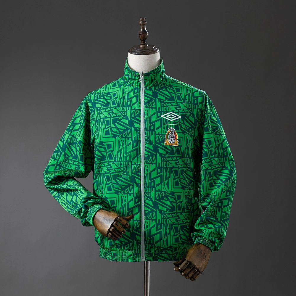 Mexico 1994 Retro Reversible Anthem Jacket Windbreaker Foto 2