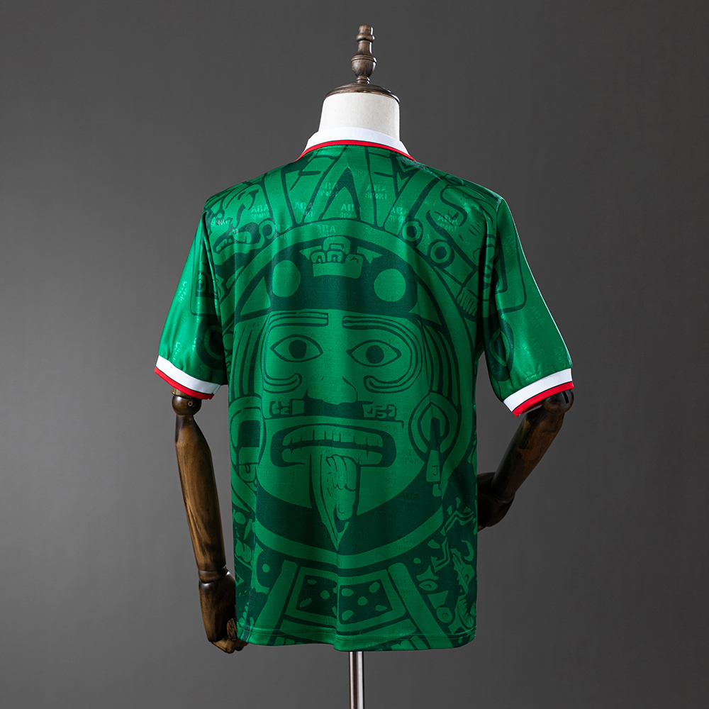 Mexico 1998 Home Retro Jersey Foto 2