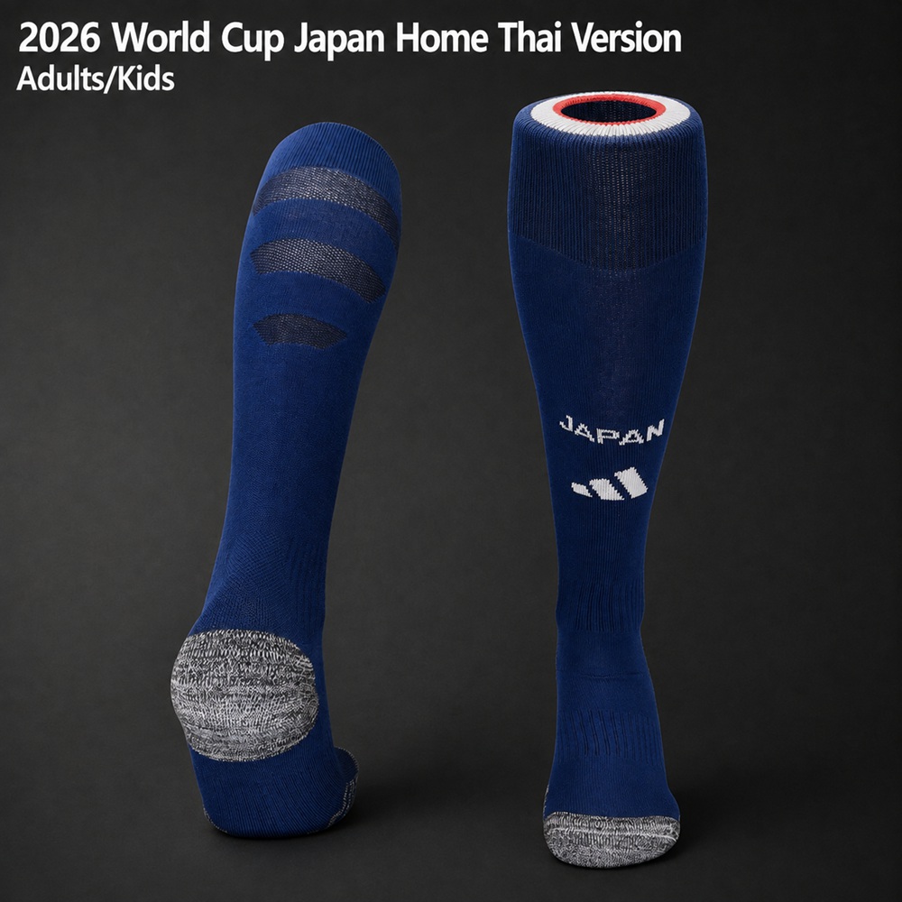Japan 2026 World Cup Home Thai Version Adults-Kids Blue