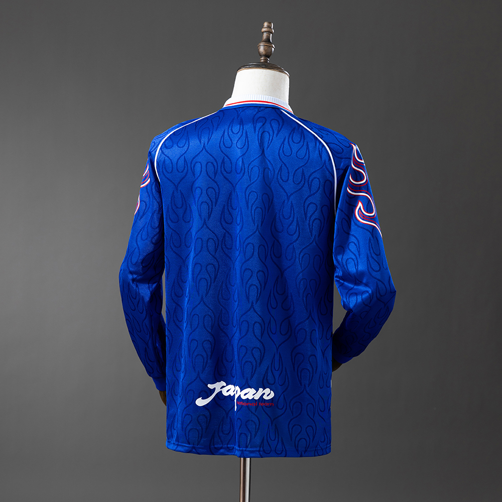 Japan 1998 Home Long Sleeve Retro Jersey Foto 2
