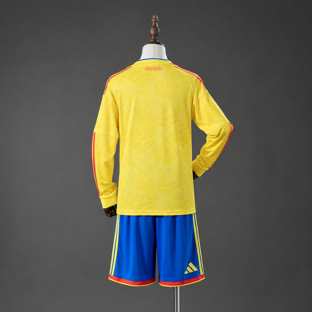 Colombia 2026 Home Long-Sleeve Kids Kit Foto 2