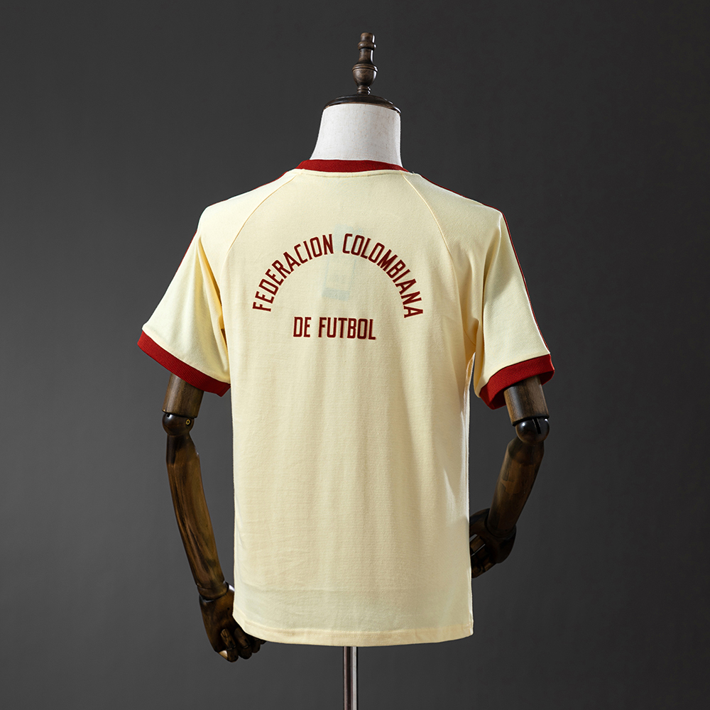 Colombian Football OG 3-Stripes Yellow T-shirt Foto 2