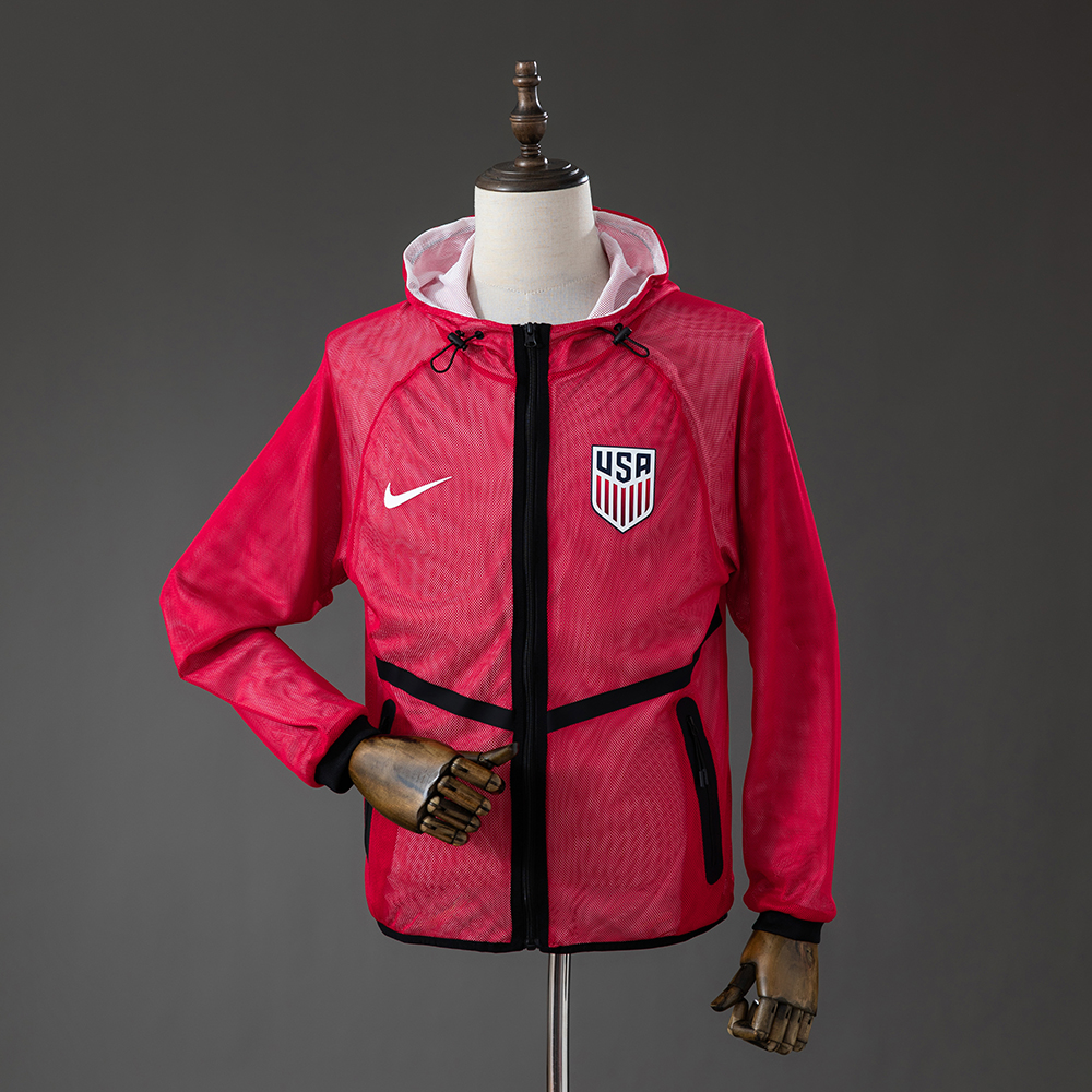USA 2026 Men's Football Anthem Jacket - Red