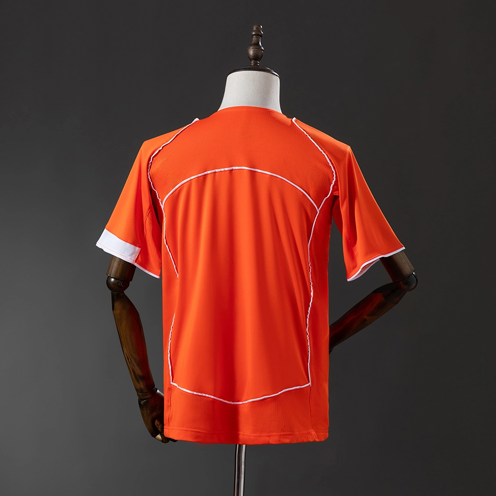 Netherlands 2004 Home Retro Jersey Foto 2