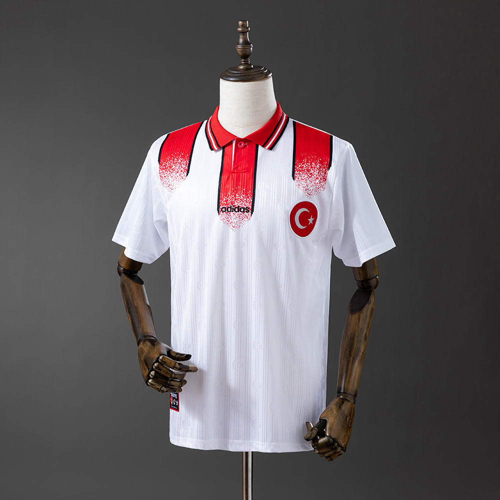 Turkey 1996 Away Retro Jersey