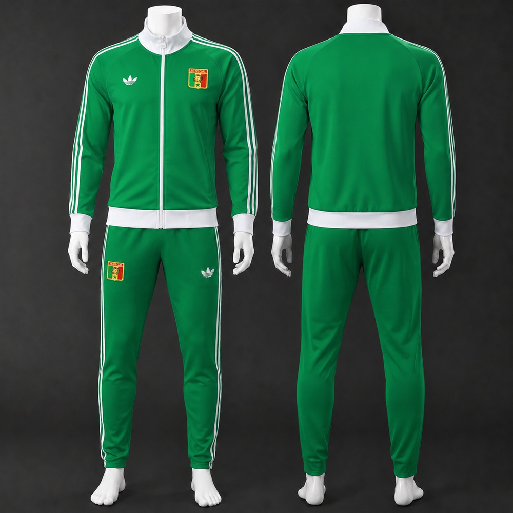 Senegal 26/27 Green and White Jacket Kit
