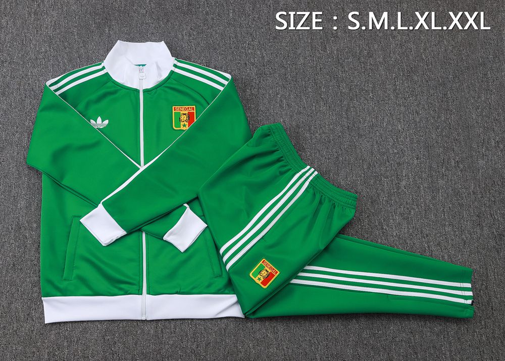 Senegal 26/27 Green and White Jacket Kit Foto 2
