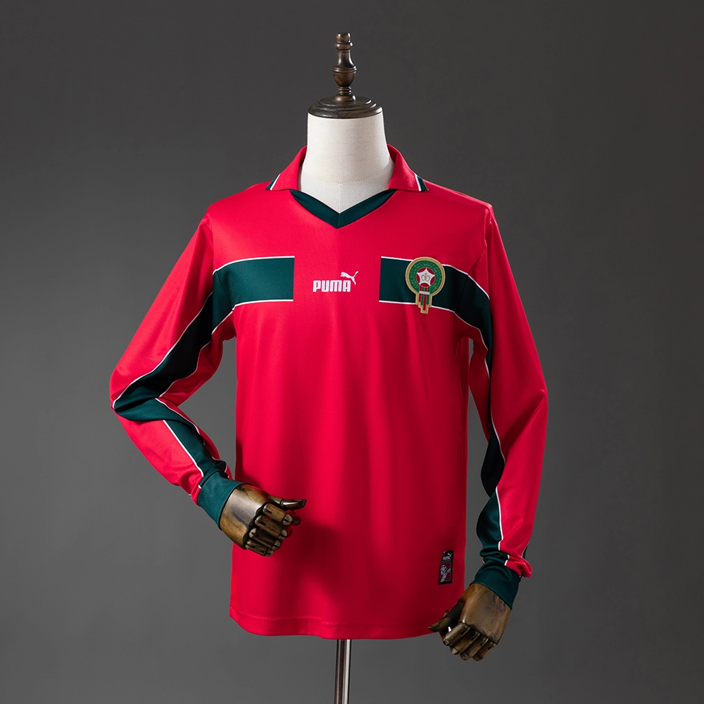 Morocco 1998 Third Long Sleeve Retro Jersey