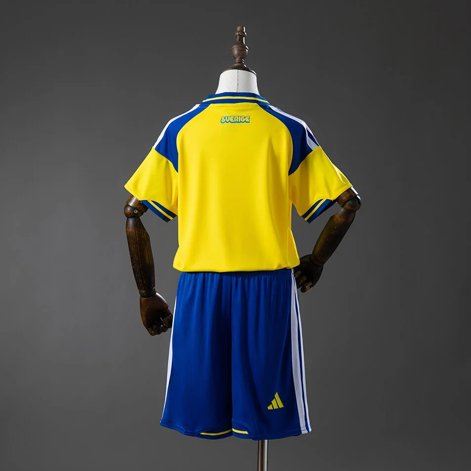 Sweden 2026 Home Kids Kit Jersey Foto 2