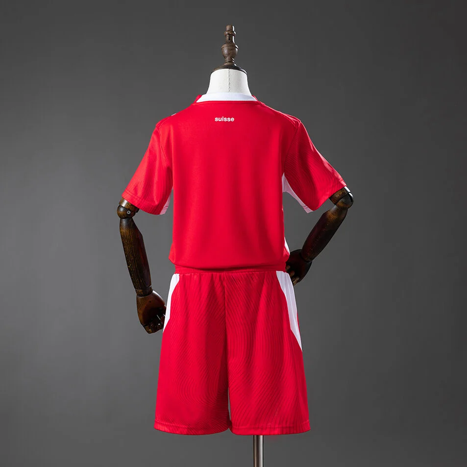 Switzerland 2026 Home Kids Kit Jersey Foto 2
