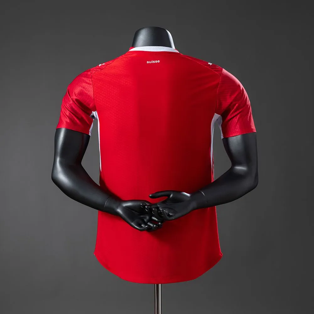 Switzerland 2026 Home Player Version Jersey Foto 2