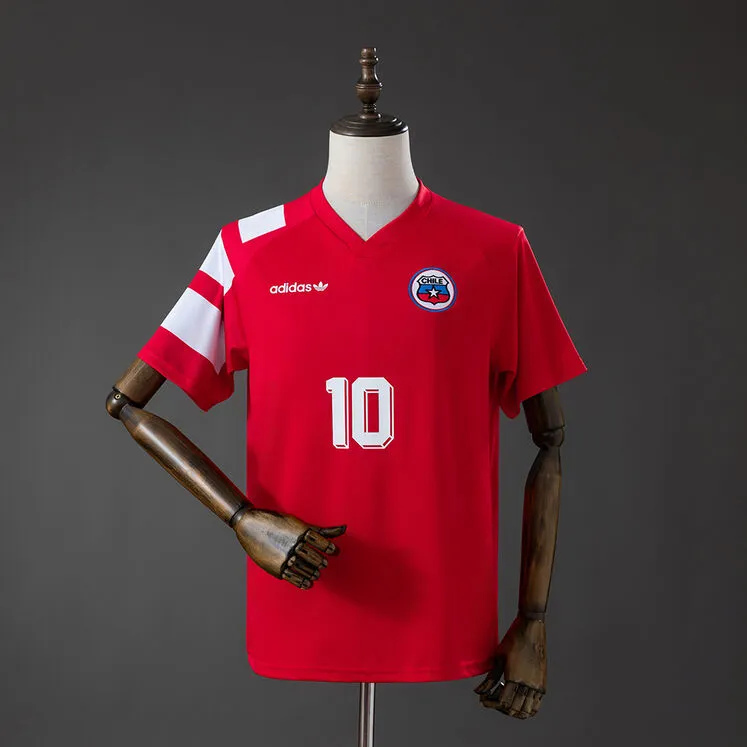 Chile 1994 Retro Reissue Home Shirt #10 S-4XL