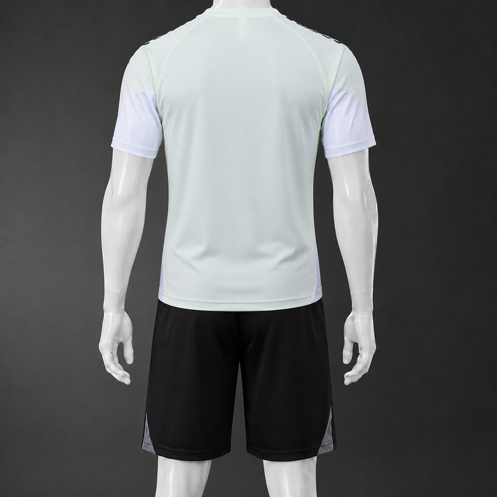 Saudi Arabia 25/26 Light Green Black Short Sleeve Short Set Foto 2