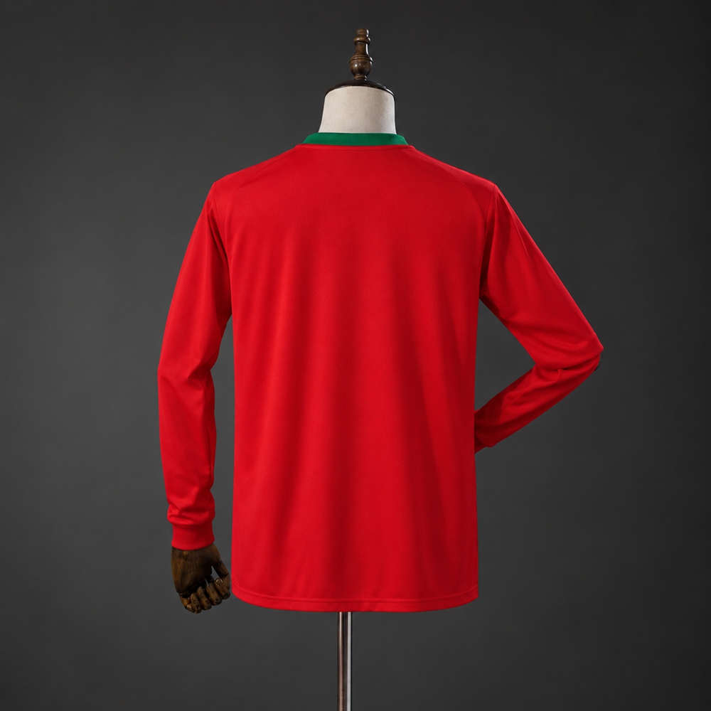 Portugal 2012 Home Long-Sleeves Retro Jersey Foto 2