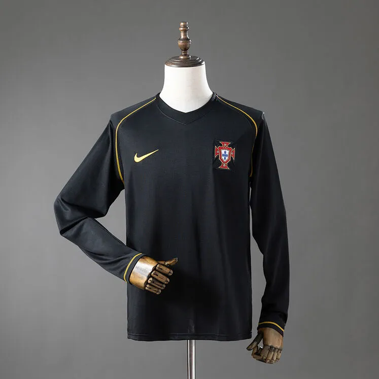 Portugal 2006 Away Long Sleeve Retro Jersey