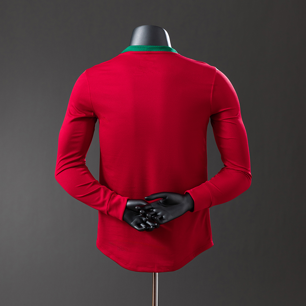 Portugal 2012 Home Long Sleeve Player Version Retro Jersey Foto 2