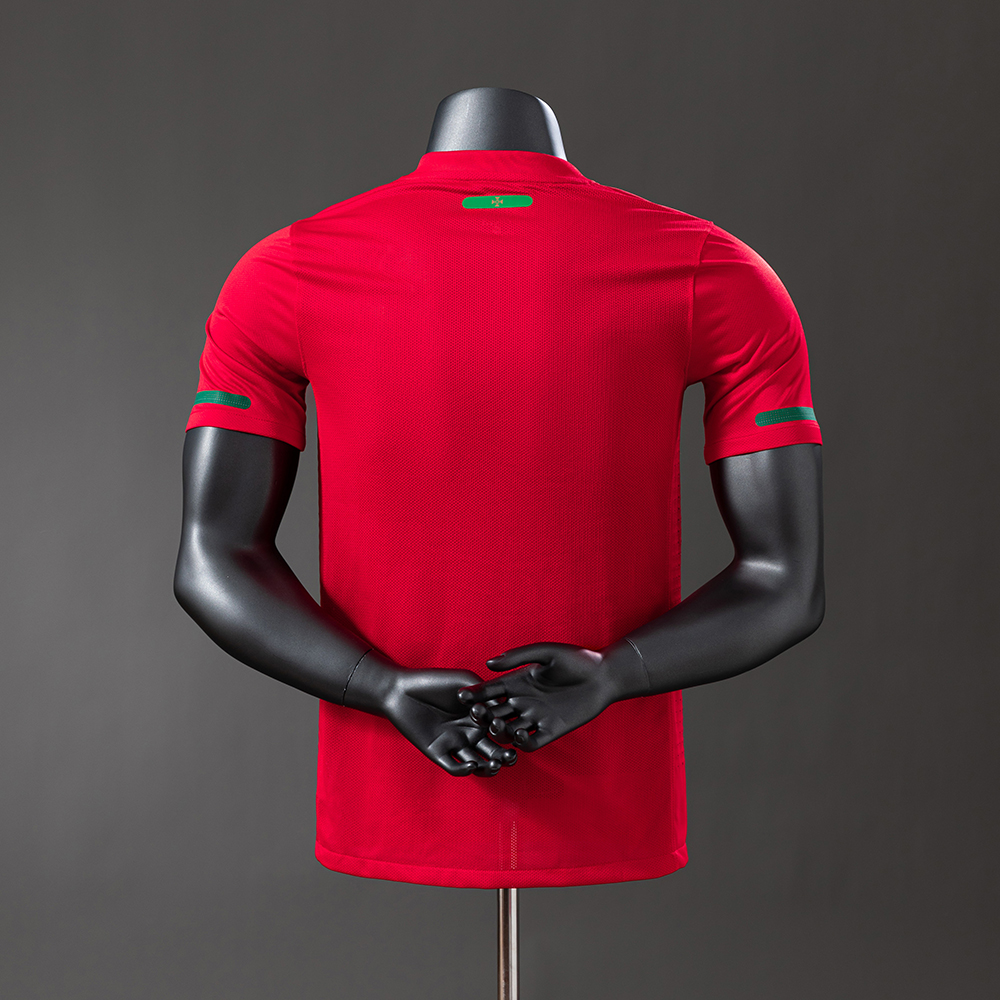 Portugal 2010 Player Version Retro Home Jersey Foto 2
