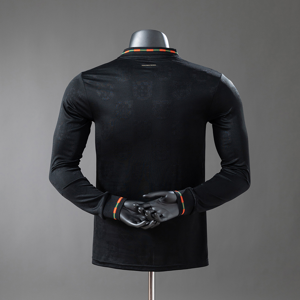 Portugal 2026 Eusébio Special Edition Long Sleeve Player Version Jersey Foto 2