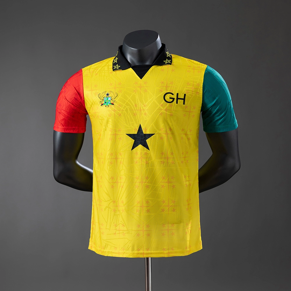Ghana 2025 Commemorative Edition Player Version Jersey Yellow