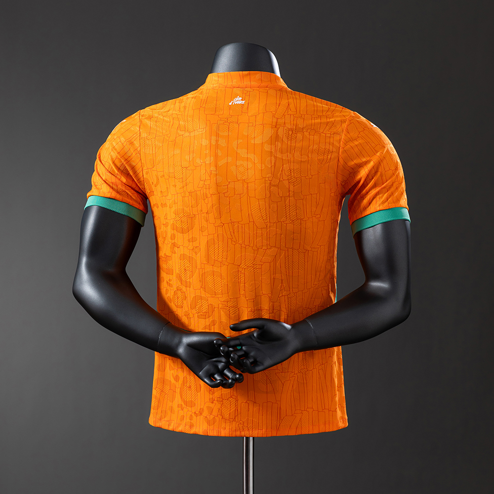Ivory Coast 2025 Home Player Version Jersey Foto 2