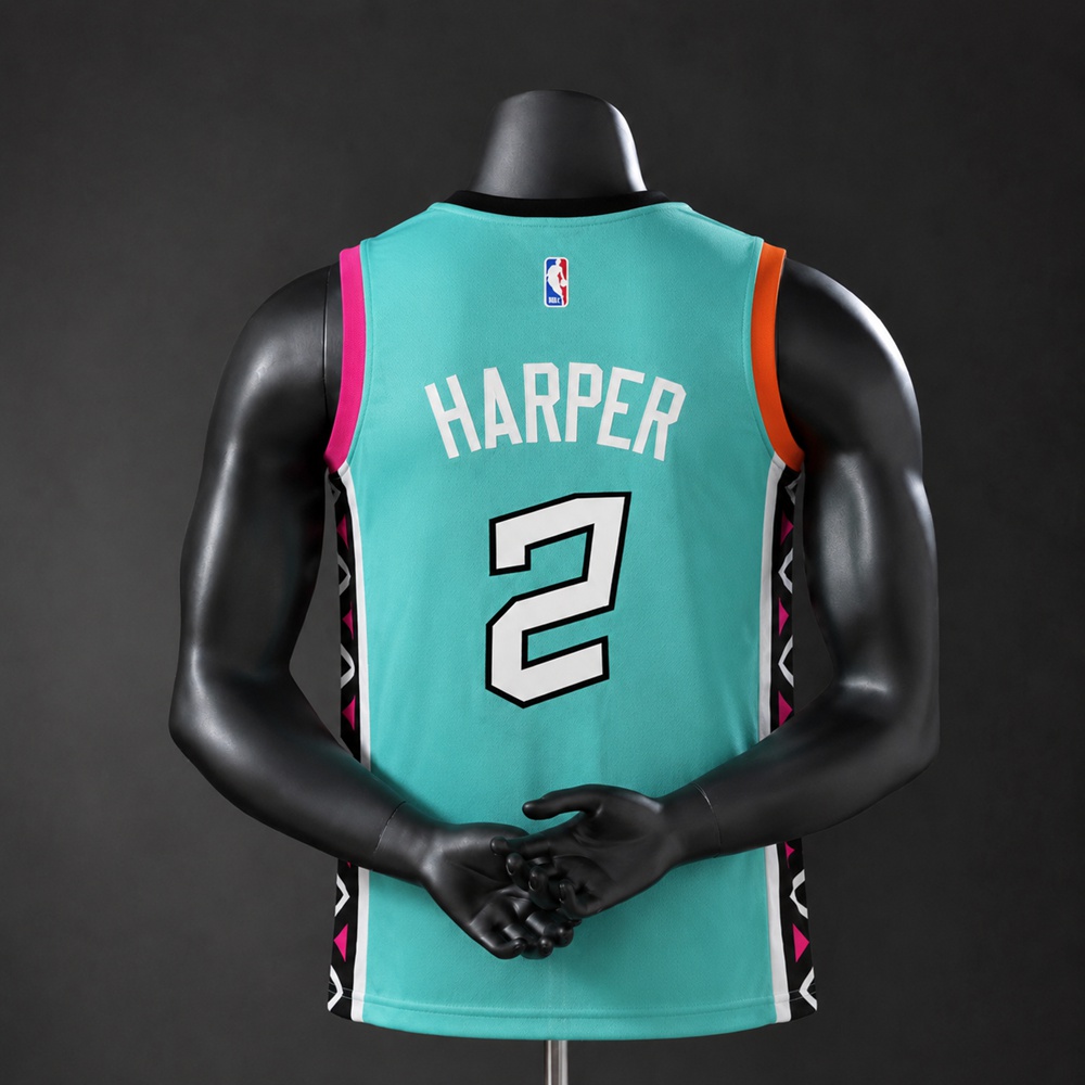 San Antonio Spurs City Edition Wembanyama #2 NBA Jersey Embroidered Version Foto 2
