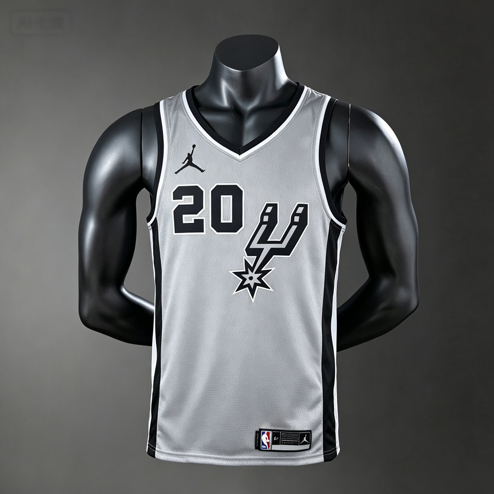 San Antonio Spurs Classic Edition Ginobili #20 NBA Jersey Silk Version