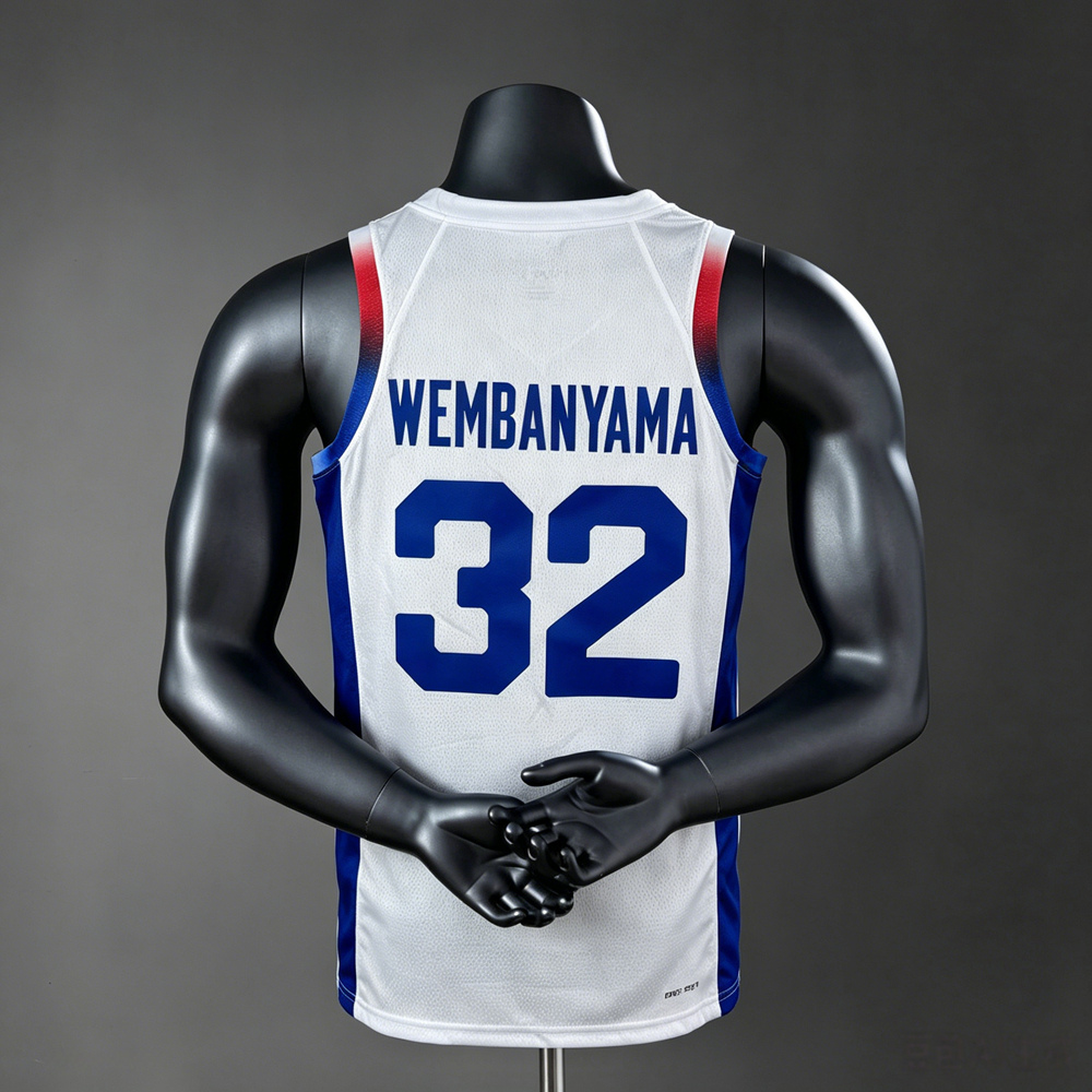 San Antonio Spurs City Edition Wembanyama #32 NBA Jersey Silk Version Foto 2