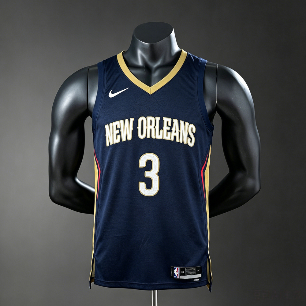 New Orleans Pelicans City Edition Poole #3 NBA Jersey Silk Version