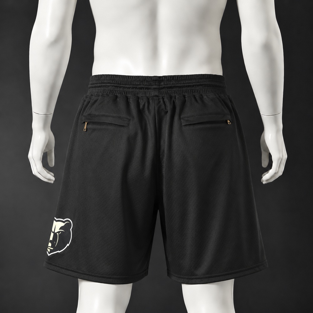 Memphis Grizzlies Basketball NBA Shorts Embroidered Version Foto 2