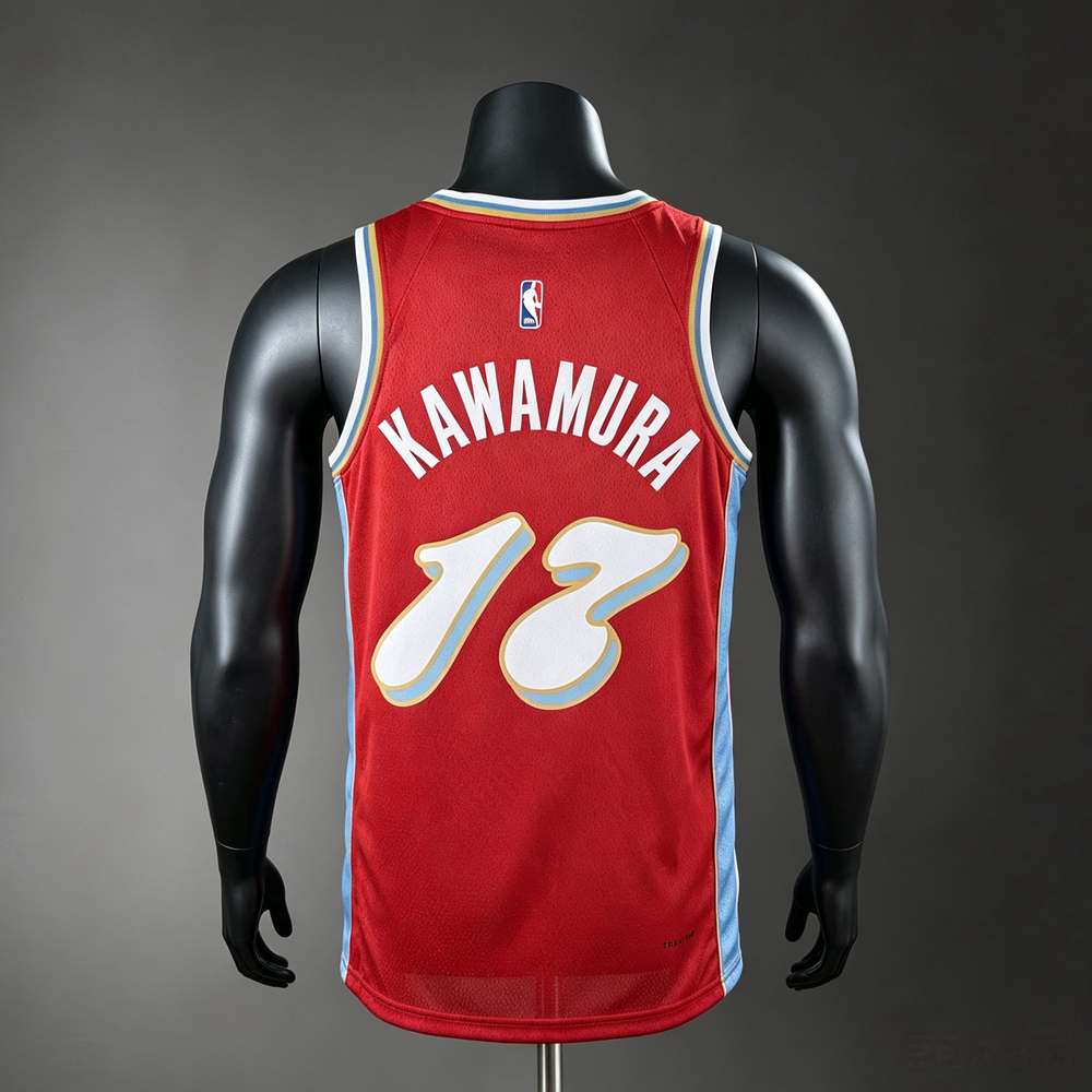 Memphis Grizzlies Classic Edition Kawamura #17 NBA Jersey Silk Version Foto 2