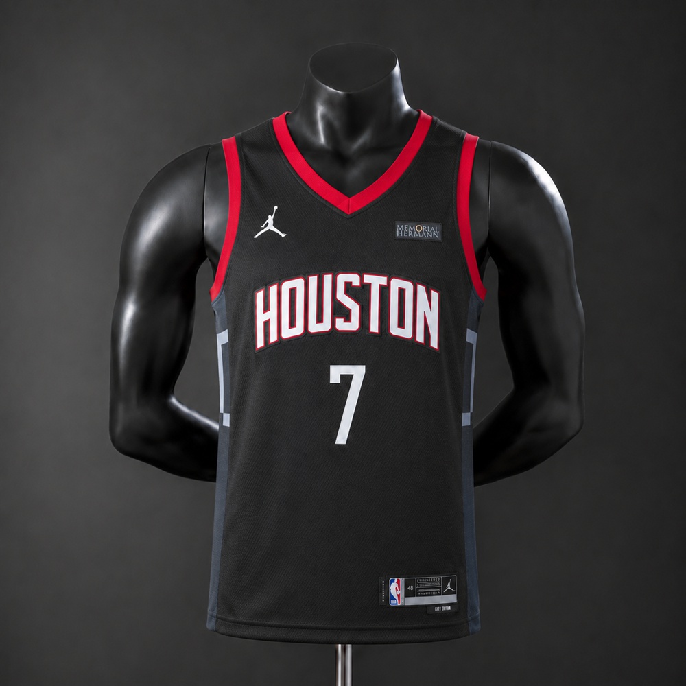 Houston Rockets City Edition Durant #7 NBA Jersey Embroidered Version
