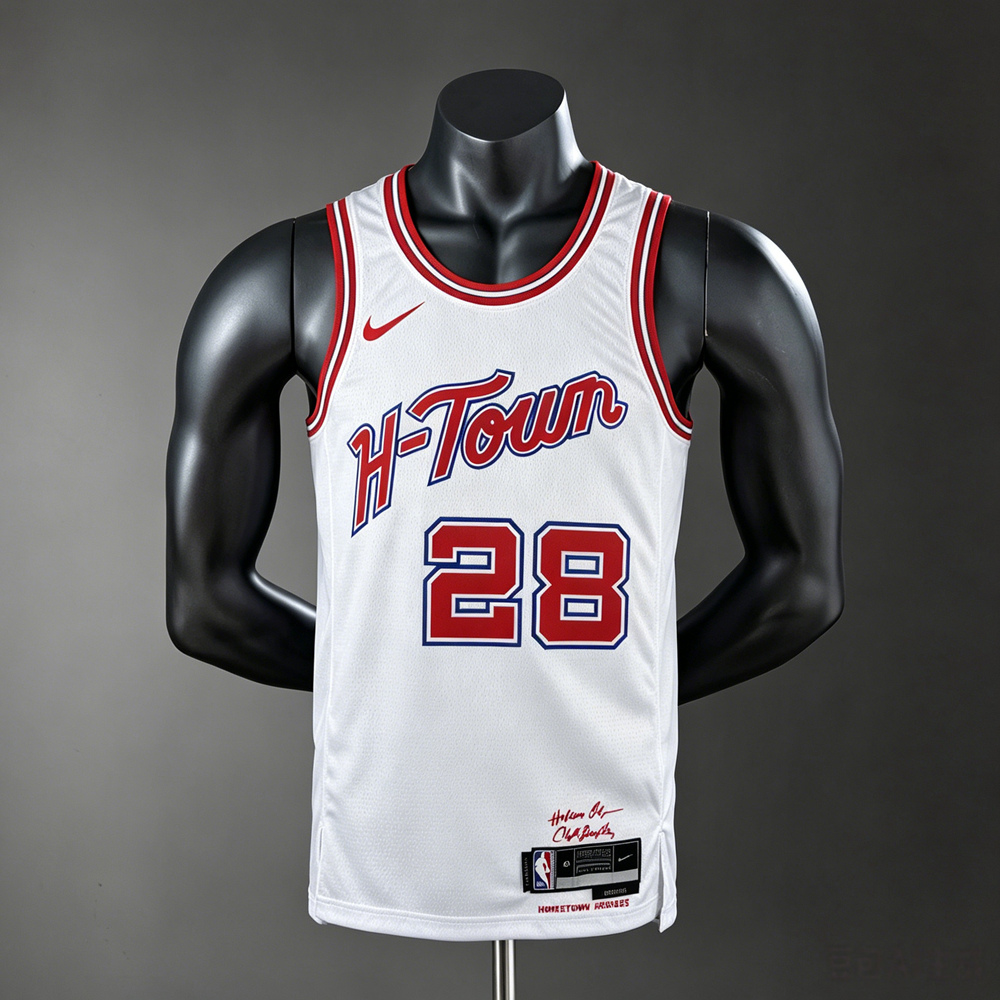 Houston Rockets City Edition Sengun #28 NBA Jersey Silk Version