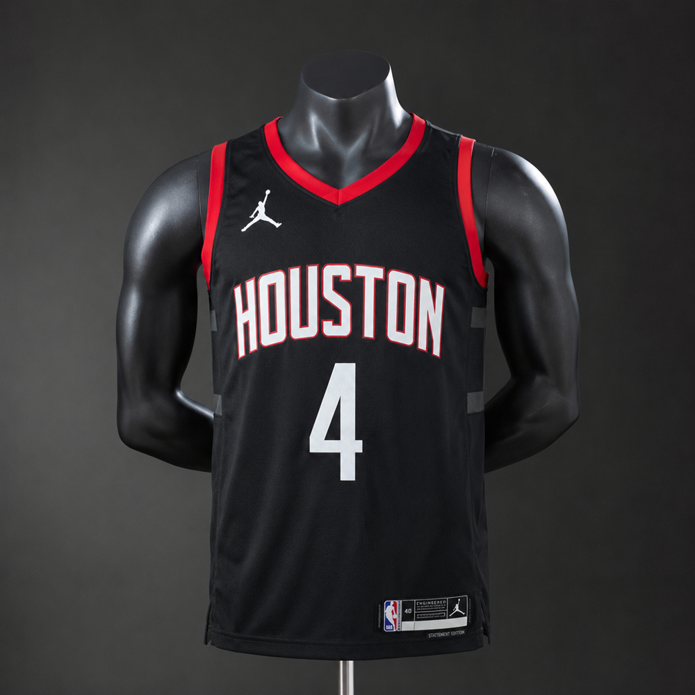 Houston Rockets Statement Edition Green #4 NBA Jersey Silk Version