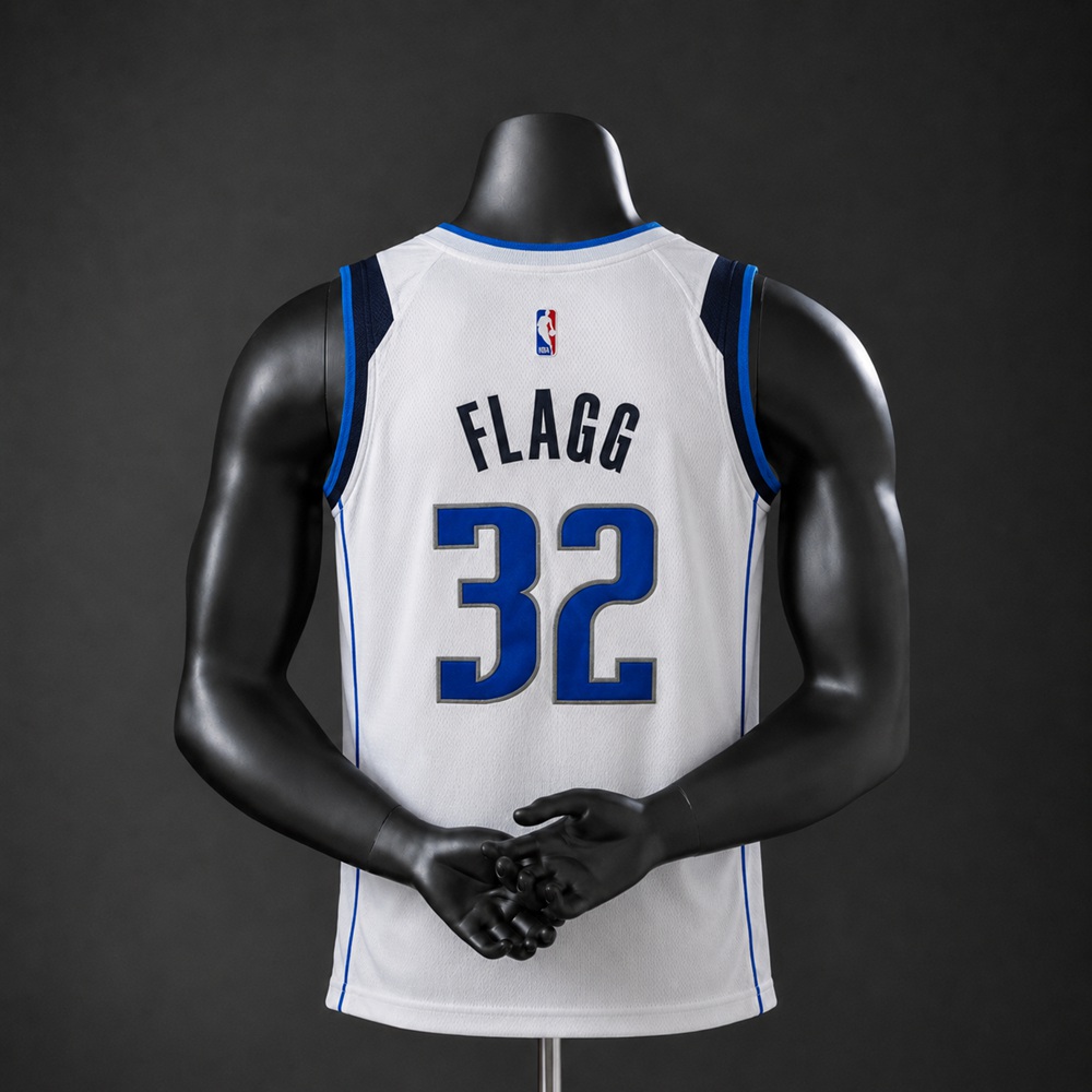 Dallas Mavericks Association Edition Flagg #32 NBA Jersey Embroidered Version Foto 2