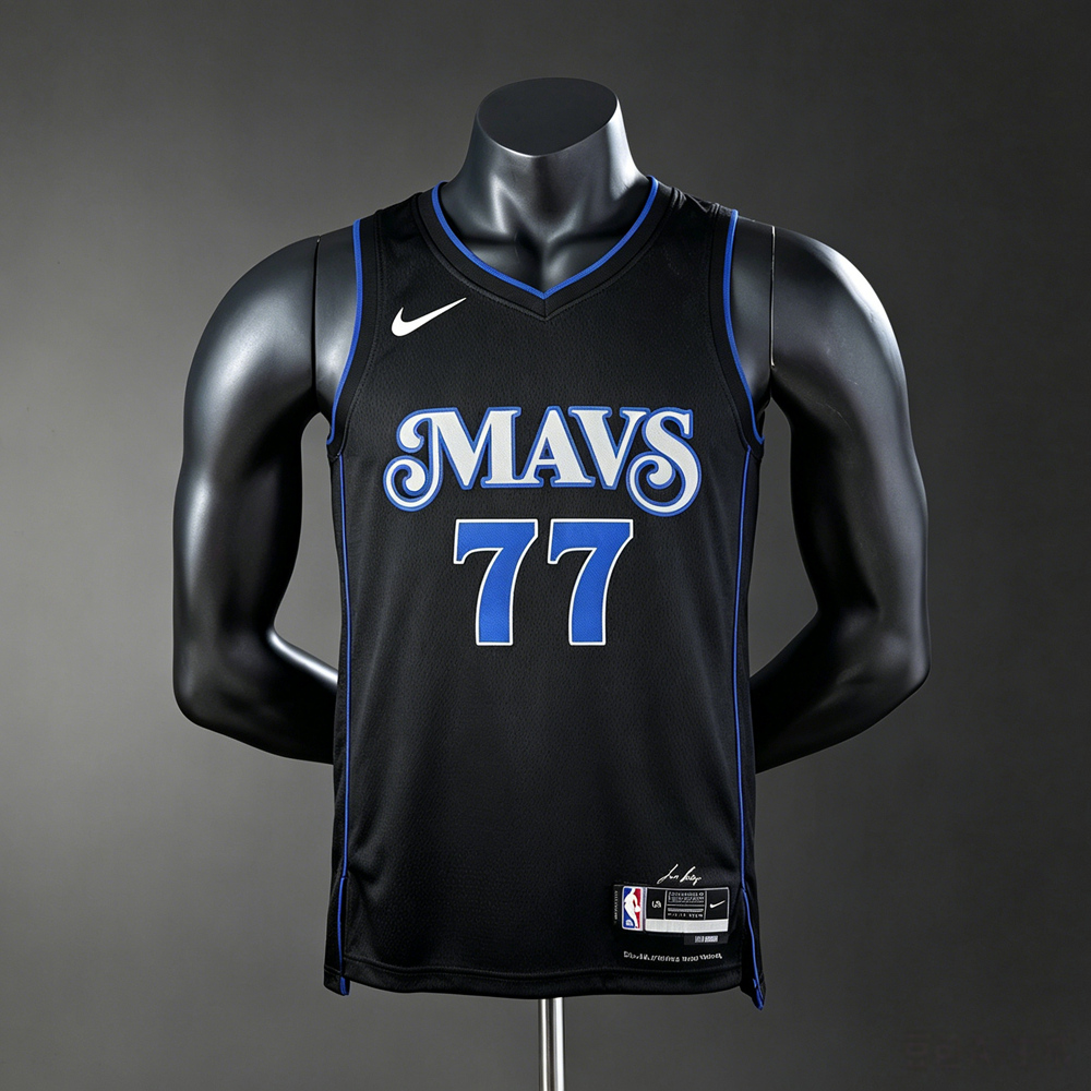 Dallas Mavericks City Edition Luka Doncic #77 NBA Jersey Silk Version