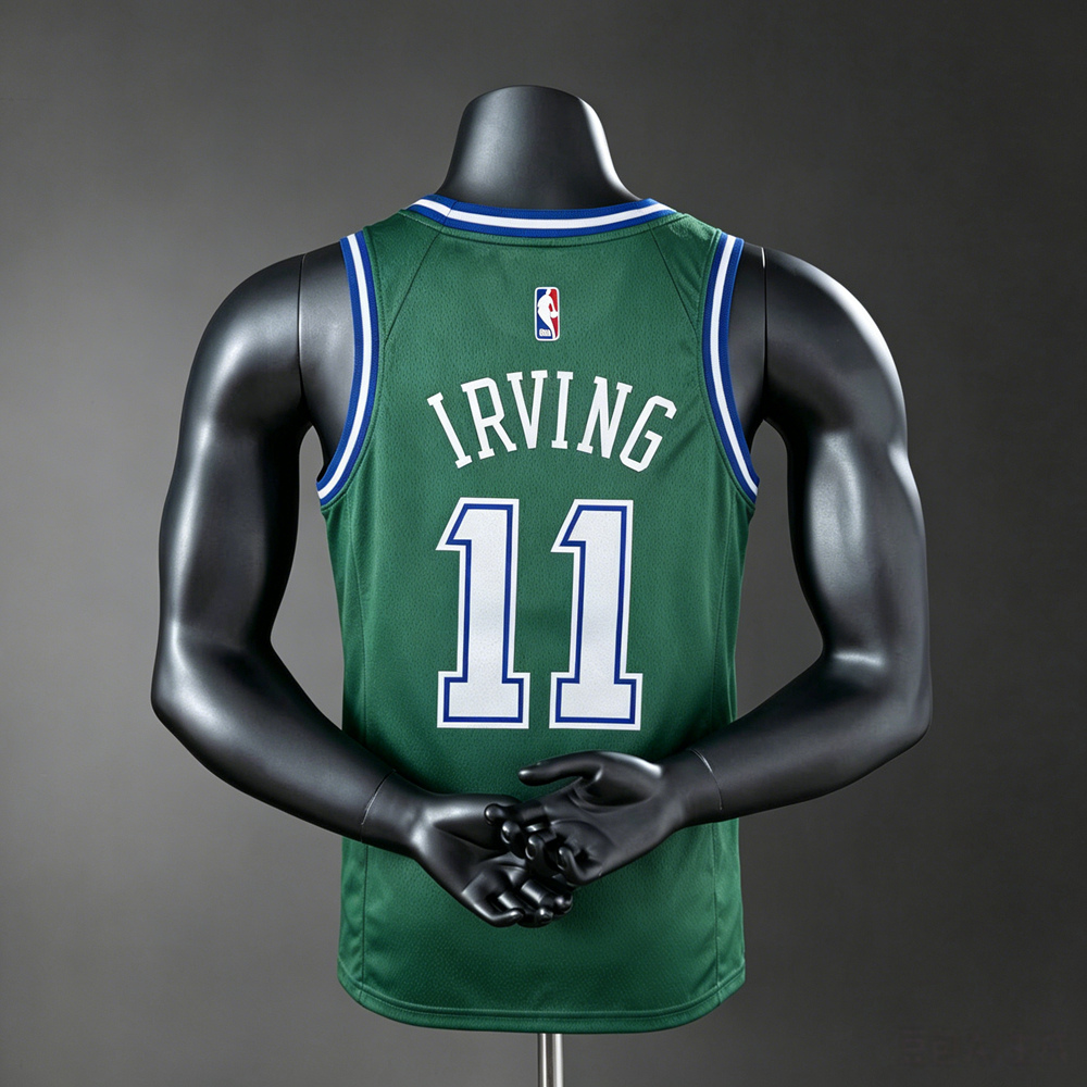 Dallas Mavericks Classic Edition Irving #11 NBA Jersey Silk Version Foto 2