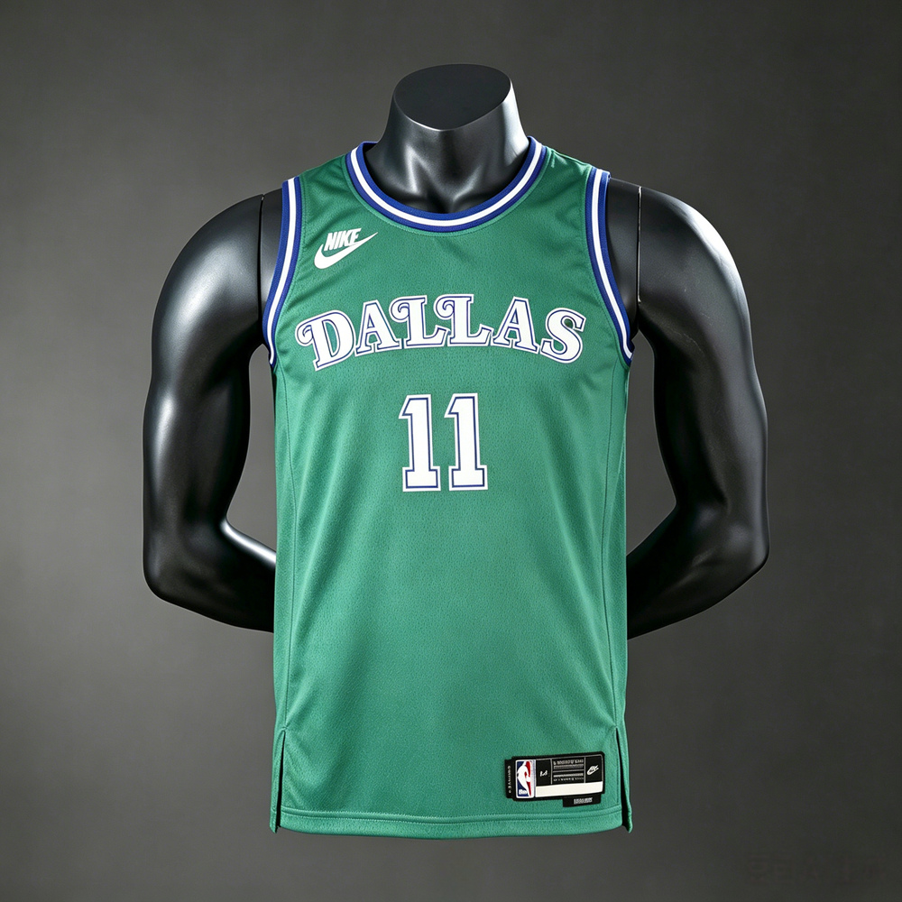 Dallas Mavericks Hardwood Classics Edition Irving #11 NBA Jersey Silk Version