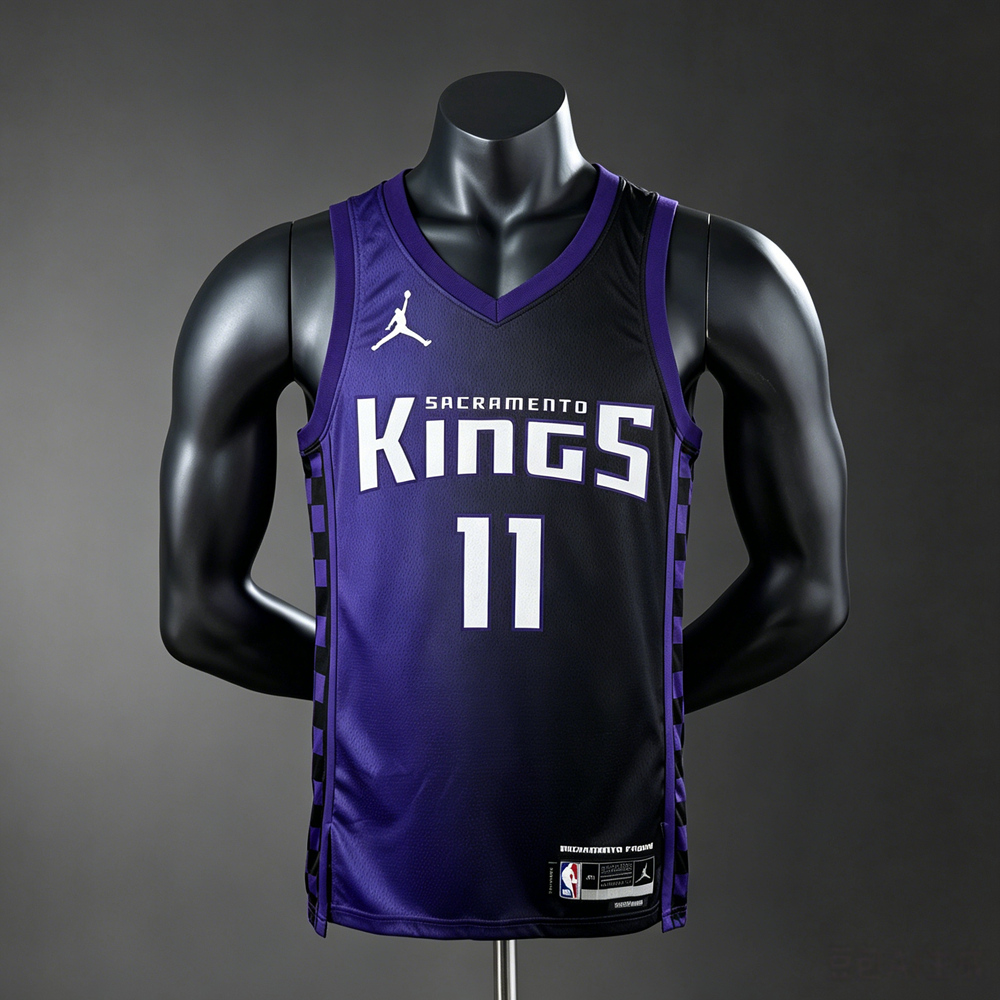 Sacramento Kings City Edition Sabonis #11 NBA Jersey Silk Version