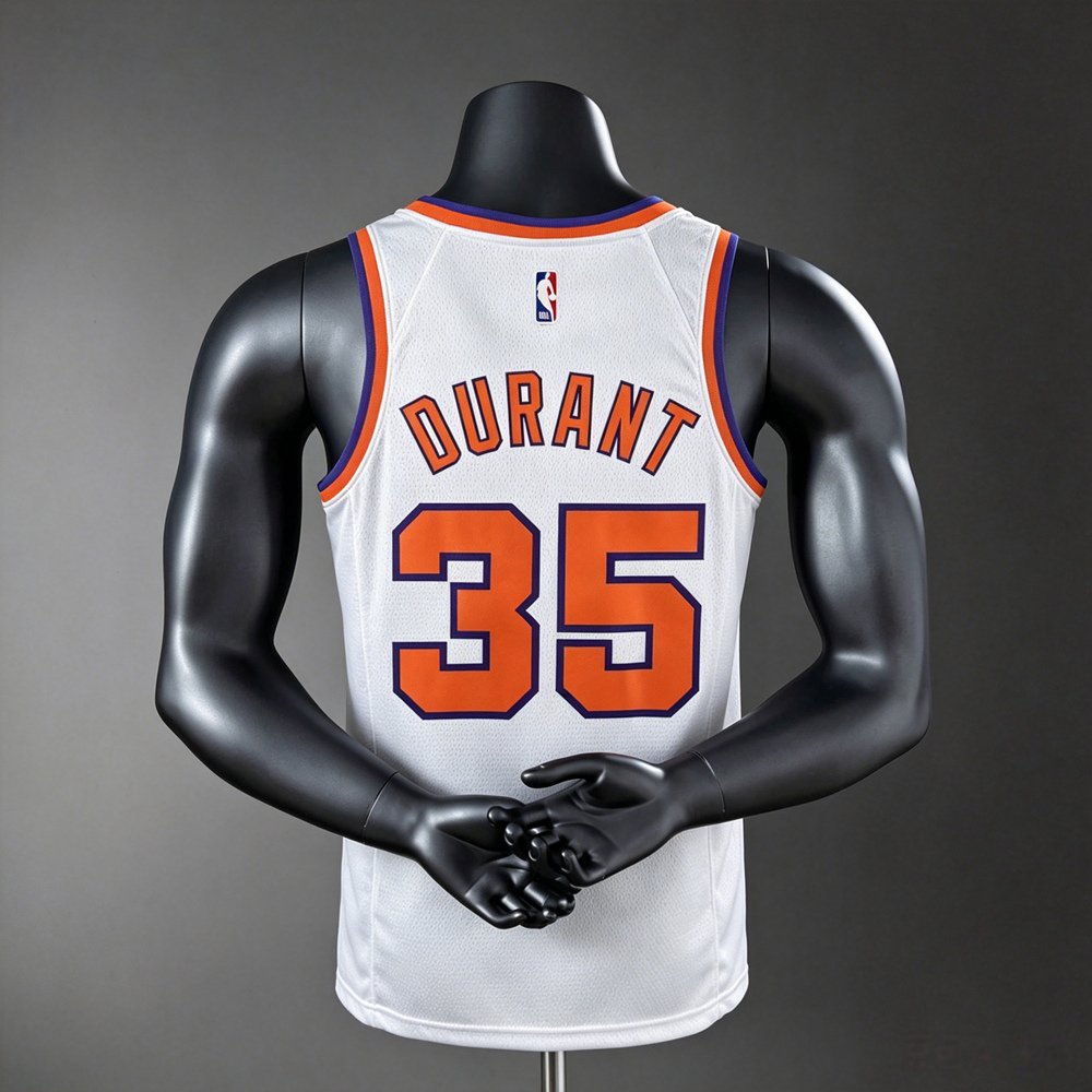 Phoenix Suns Classic Edition Durant #35 NBA Jersey Silk Version Foto 2
