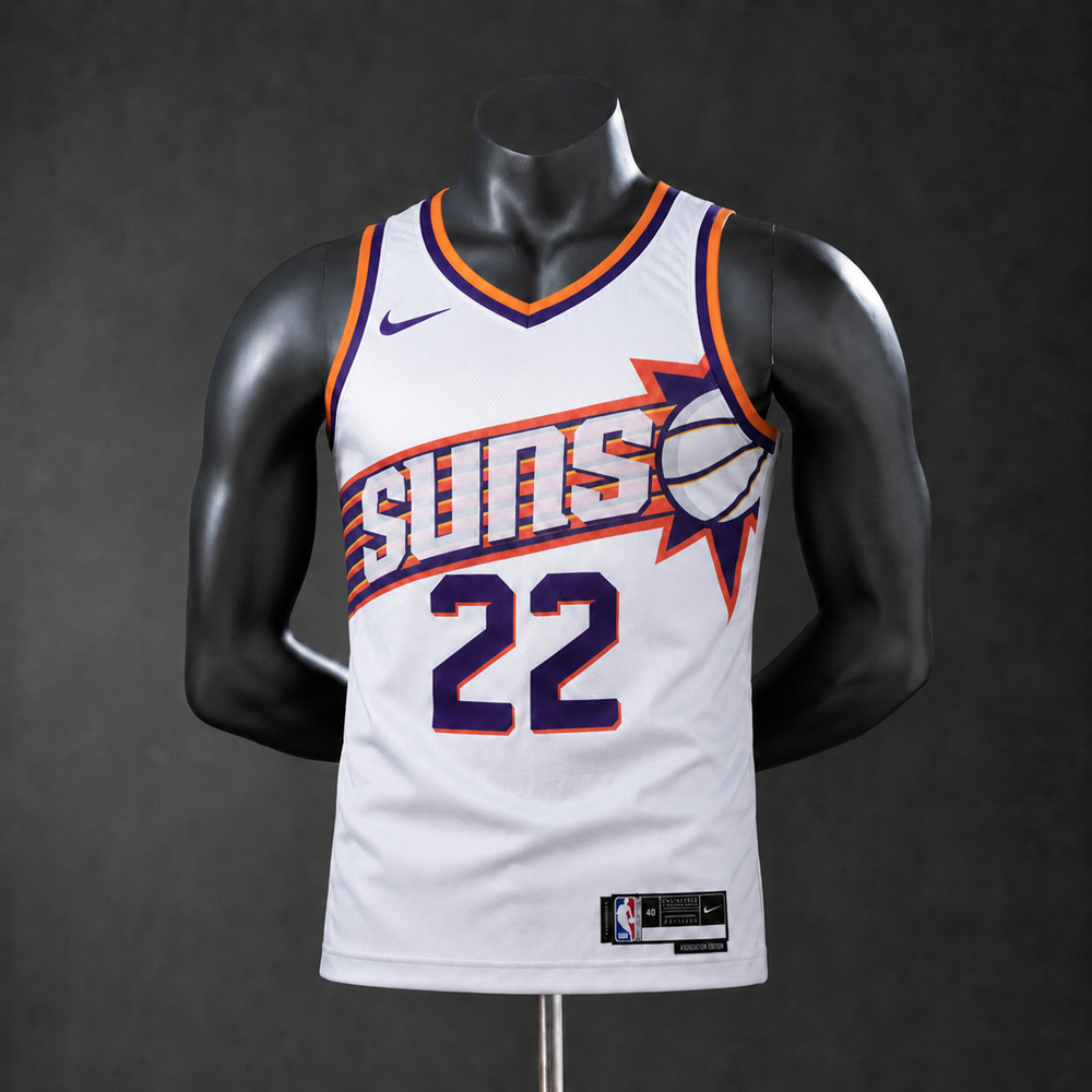 Phoenix Suns Association Edition Ayton #22 NBA Jersey Silk Version