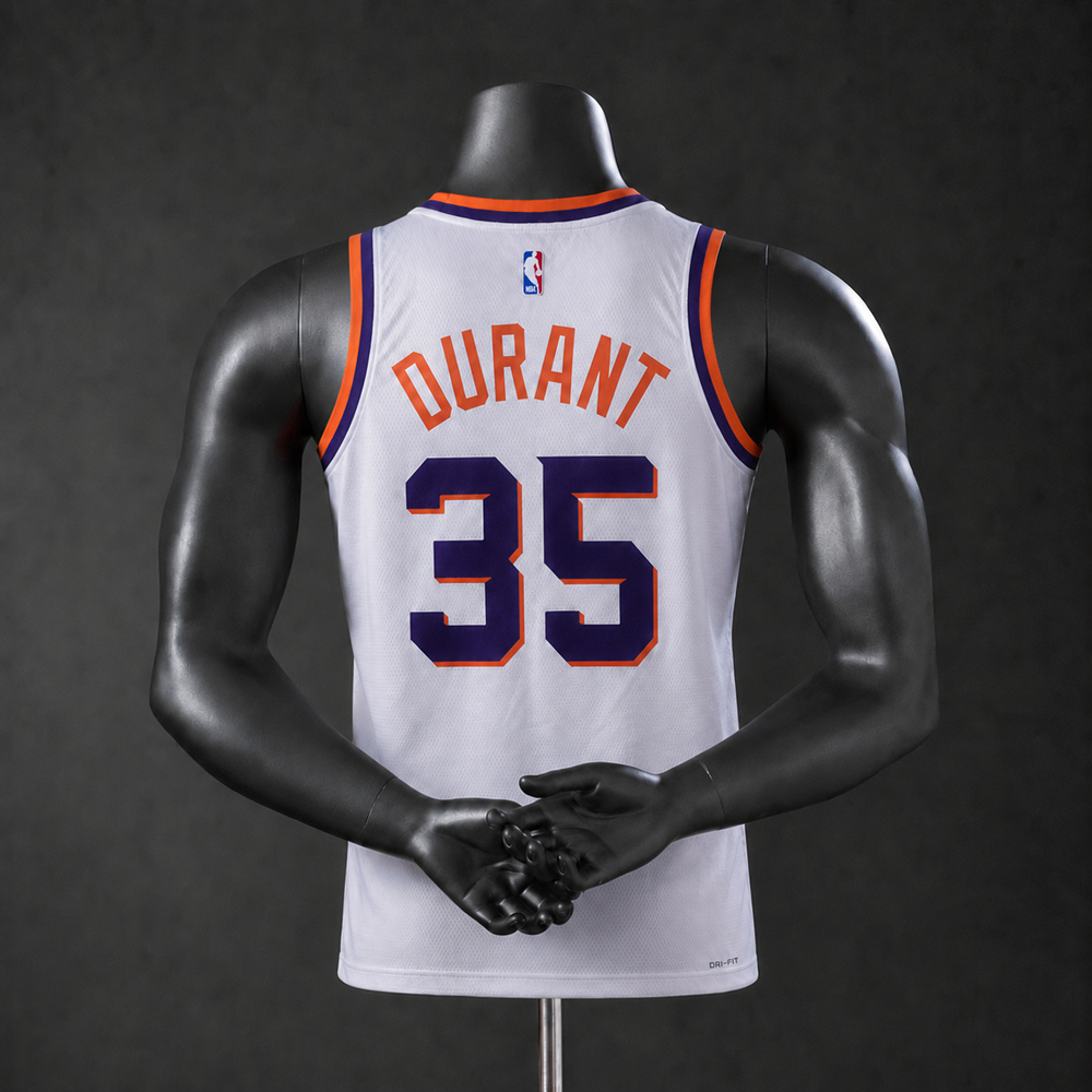 Phoenix Suns Association Edition Durant #35 NBA Jersey Silk Version Foto 2